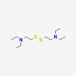 2,2'-Disulfanediylbis(N,N-diethylethanamine) molecular structure