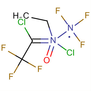 Ethanehydrazonoyl chloride,N-(1-chloro-2,2,2-trifluoroethylidene)-2,2,2-trifluoro- molecular structure