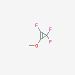 1,3,3-trifluoro-2-methoxycyclopropene molecular structure