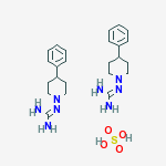 (4-PHENYL-PIPERIDIN-1-YL)GUANIDINE HEMISULFATE molecular structure