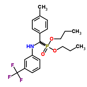 N-[DIPROPOXYPHOSPHORYL-(4-METHYLPHENYL)METHYL]-3-(TRIFLUOROMETHYL)ANILINE