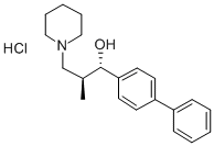 threo-alpha-(4-Biphenylyl)-beta-methyl-1-piperidinepropanol hydrochloride