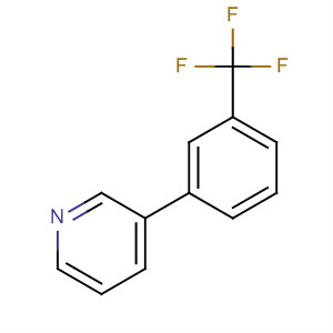 Pyridine, 3-[3-(trifluoromethyl)phenyl]- molecular structure
