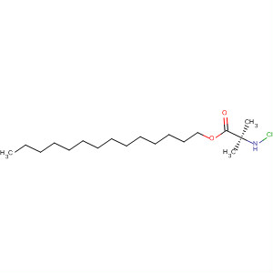 Alanine, N-chloro-2-methyl-, tetradecyl ester