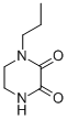 1-PROPYLPIPERAZINE-2,3-DIONE molecular structure