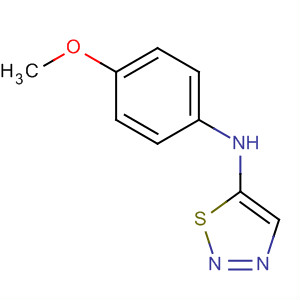 1,2,3-Thiadiazol-5-amine, N-(4-methoxyphenyl)- molecular structure