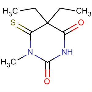 2,4(1H,3H)-Pyrimidinedione, 5,5-diethyldihydro-1-methyl-6-thioxo-