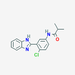 N-[3-(1H-BENZOIMIDAZOL-2-YL)-4-CHLORO-PHENYL]-2-METHYL-PROPANAMIDE