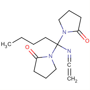 2-Pyrrolidinone, 1,1'-[(pentylimino)bis(methylene)]bis- molecular structure