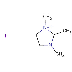 1H-Imidazolium, 4,5-dihydro-1,2,3-trimethyl-, iodide molecular structure