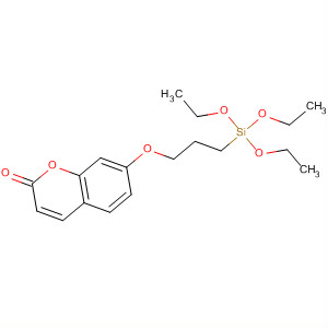 2H-1-Benzopyran-2-one, 7-[3-(triethoxysilyl)propoxy]- molecular structure