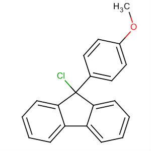 9H-Fluorene, 9-chloro-9-(4-methoxyphenyl)- molecular structure