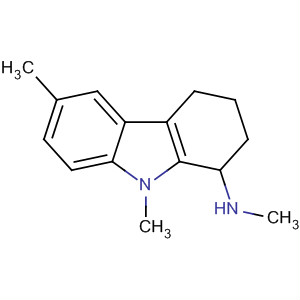 1H-Carbazol-1-amine, 2,3,4,9-tetrahydro-N,6,9-trimethyl- molecular structure