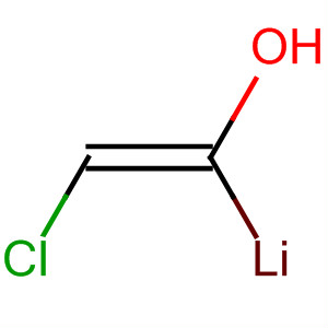 Ethenol, 2-chloro-, lithium salt, (E)- molecular structure