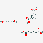 Kondensationsprodukte von Dicarbonsuren mit mehrwertigen aliphatischen Alkoholen verestert molecular structure