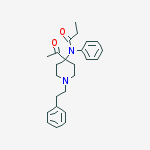 N-[4-acetyl-1-(2-phenylethyl)piperidin-4-yl]-N-phenylpropanamide