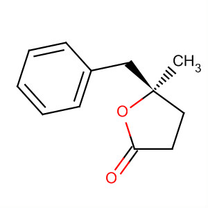 2(3H)-Furanone, dihydro-5-methyl-5-(phenylmethyl)-, (R)-