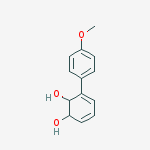 3,5-CYCLOHEXADIENE-1,2-DIOL,3-(4-METHOXYPHENYL)- molecular structure