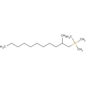 Silane, trimethyl(2-methylundecyl)- molecular structure