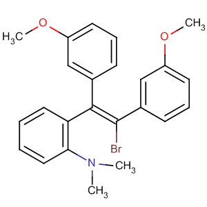 Benzenamine,2-[2-bromo-1,2-bis(3-methoxyphenyl)ethenyl]-N,N-dimethyl-, (Z)-