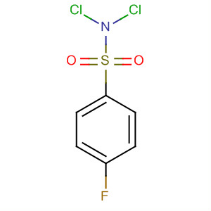Benzenesulfonamide, N,N-dichloro-4-fluoro- molecular structure