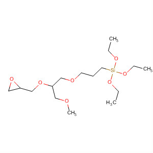 Silane, triethoxy[3-[3-methoxy-2-(oxiranylmethoxy)propoxy]propyl]- molecular structure