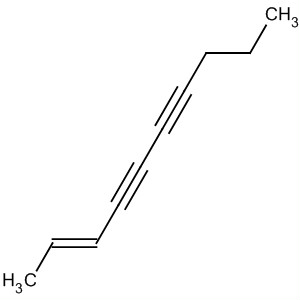 2-Decene-4,6-diyne, (E)- molecular structure
