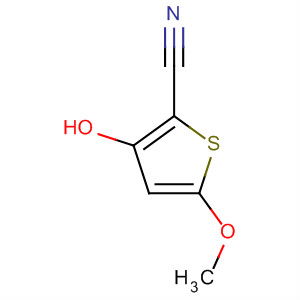 2-Thiophenecarbonitrile, 3-hydroxy-5-methoxy- molecular structure