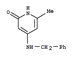 4-(benzylamino)-6-methylpyridin-2(1H)-one molecular structure