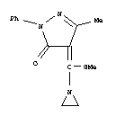 (4E)-4-[aziridin-1-yl(methylsulfanyl)methylidene]-5-methyl-2-phenyl-2,4-dihydro-3H-pyrazol-3-one