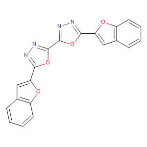 2,2'-Bi-1,3,4-oxadiazole, 5,5'-bis(2-benzofuranyl)- molecular structure