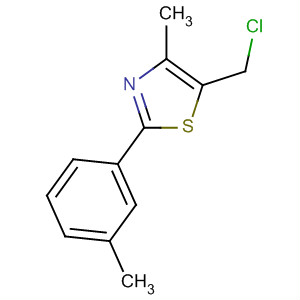 Thiazole, 5-(chloromethyl)-4-methyl-2-(3-methylphenyl)-