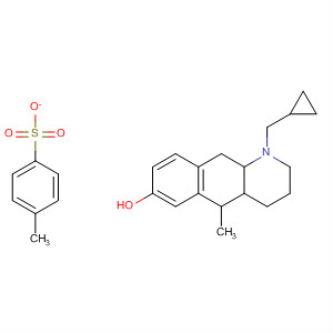 Benzo[g]quinolin-7-ol,1-(cyclopropylmethyl)-1,2,3,4,4a,5,10,10a-octahydro-5-methyl-,4-methylbenzenesulfonate (salt)
