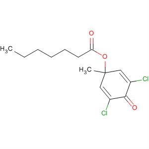 Heptanoic acid, 3,5-dichloro-1-methyl-4-oxo-2,5-cyclohexadien-1-ylester