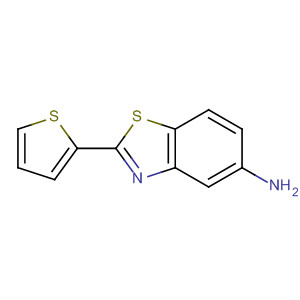5-Benzothiazolamine, 2-(2-thienyl)- molecular structure