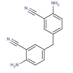 Benzonitrile, 3,3'-methylenebis[6-amino- molecular structure