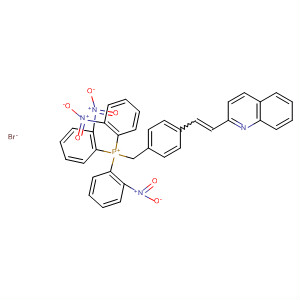 Phosphonium,tris(2-nitrophenyl)[[4-[2-(2-quinolinyl)ethenyl]phenyl]methyl]-, bromide