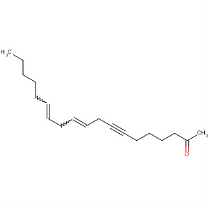 10,13-Nonadecadien-7-yn-2-one molecular structure