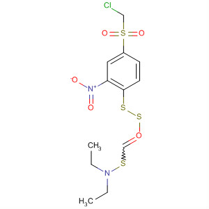 Ethanamine,N-[[[[4-[(chloromethyl)sulfonyl]-2-nitrophenyl]thio]thioxomethyl]thio]-N-ethyl-