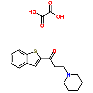 1-(1-benzothiophen-2-yl)-3-piperidin-1-ylpropan-1-one ethanedioate