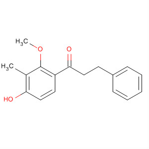 1-Propanone, 1-(4-hydroxy-2-methoxy-3-methylphenyl)-3-phenyl- molecular structure