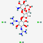 Streptomycin, trihydrochloride molecular structure