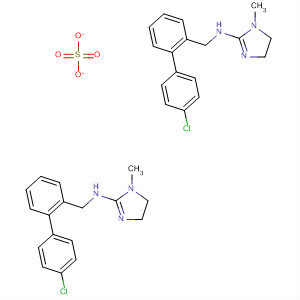1H-Imidazol-2-amine,N-[(4-chlorophenyl)phenylmethyl]-4,5-dihydro-1-methyl-, sulfate (2:1)