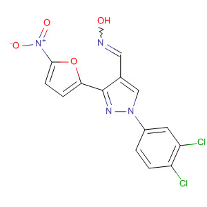 1H-Pyrazole-4-carboxaldehyde,1-(3,4-dichlorophenyl)-3-(5-nitro-2-furanyl)-, oxime
