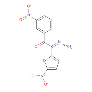 Ethanone, 1-(5-nitro-2-furanyl)-, (3-nitrophenyl)hydrazone molecular structure