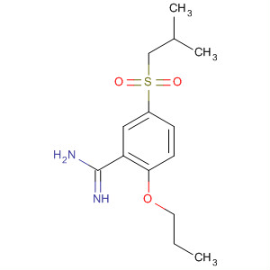 Benzenecarboximidamide, 5-[(2-methylpropyl)sulfonyl]-2-propoxy-