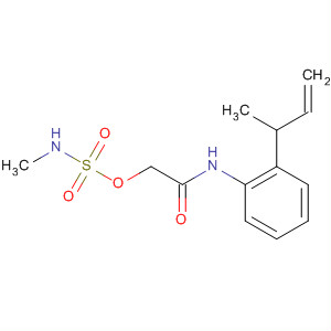 Sulfamic acid, methyl-, 2-[(1-methyl-2-propenyl)phenylamino]-2-oxoethylester molecular structure