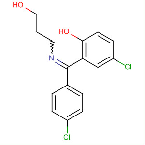 Phenol, 4-chloro-2-[(4-chlorophenyl)[(3-hydroxypropyl)imino]methyl]-