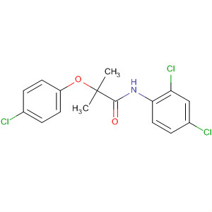 Propanamide, 2-(4-chlorophenoxy)-N-(2,4-dichlorophenyl)-2-methyl- molecular structure