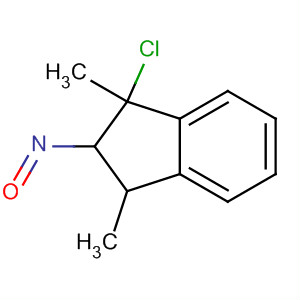 1H-Indene, 1-chloro-2,3-dihydro-1,3-dimethyl-2-nitroso- molecular structure